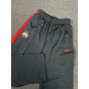 Nike Therma-FIT Ohio State Buckeyes Sweatpants Mens Large Red Athletic Joggers